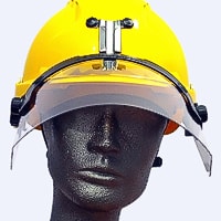 Face shield P6/S7.3 LONG type, helmet type: JSP-EVO MK2
